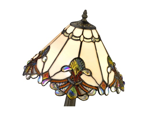 Настольная лампа Тиффани Velante 863-804-01 бронза E27 1*40Вт