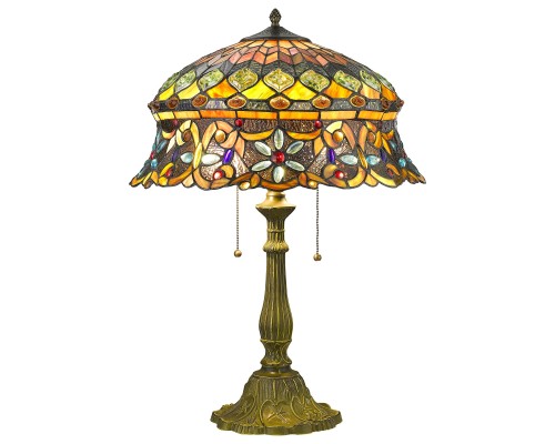 884-804-03 VELANTE Ð¡ÑÐ¸Ð»Ñ Tiffany ÑÐ²ÐµÑÐ¸Ð»ÑÐ½Ð¸Ðº Ð½Ð°ÑÑÐ¾Ð»ÑÐ½ÑÐ¹, E27, 3x60W