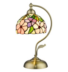 Настольная лампа Тиффани Velante 888-804-01 бронза E27 1*60Вт