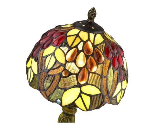 Настольная лампа Тиффани Velante 881-804-01 бронза E27 1*60Вт