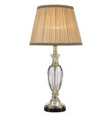 Настольная лампа Wertmark WE702.01.304 Tulia E27 60 Вт золото, бежевый