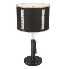 Настольная лампа Wertmark WE393.01.024 Adelmaro E27 40 Вт черный, хром