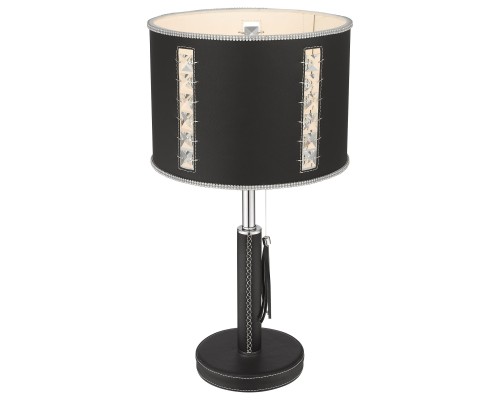 Настольная лампа Wertmark WE393.01.024 Adelmaro E27 40 Вт черный, хром