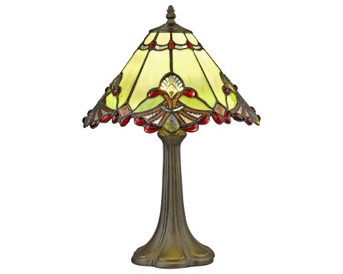 Настольная лампа Тиффани Velante 863-824-01 бронза E27 1*40Вт