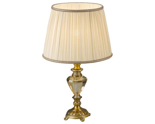 Настольная лампа Wertmark WE706.01.504 Timotea E27 60 Вт бронза, бежевый