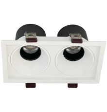 WTD.O21.000.30.20 WERTMARK TECHNICAL DORSUM светильник точечный встраиваемый, LED, 2x10W, 3000K