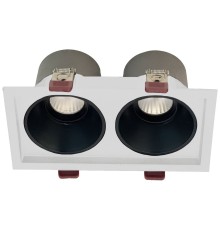 WTD.O21.060.30.20 WERTMARK TECHNICAL DORSUM светильник точечный встраиваемый, LED, 2x10W, 3000K