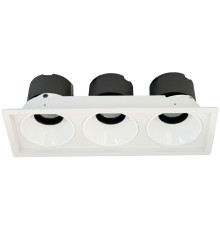 WTD.O21.000.30.30 WERTMARK TECHNICAL DORSUM светильник точечный встраиваемый, LED, 3x10W, 3000K
