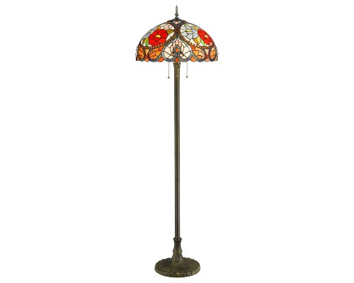 827-805-03 VELANTE Ð¡ÑÐ¸Ð»Ñ Tiffany ÑÐ²ÐµÑÐ¸Ð»ÑÐ½Ð¸Ðº Ð½Ð°Ð¿Ð¾Ð»ÑÐ½ÑÐ¹, E27, 3x60W
