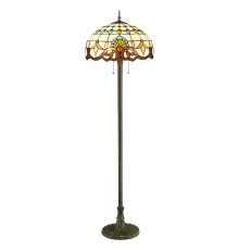 830-805-02 VELANTE Ð¡ÑÐ¸Ð»Ñ Tiffany ÑÐ²ÐµÑÐ¸Ð»ÑÐ½Ð¸Ðº Ð½Ð°Ð¿Ð¾Ð»ÑÐ½ÑÐ¹, E27, 2x60W