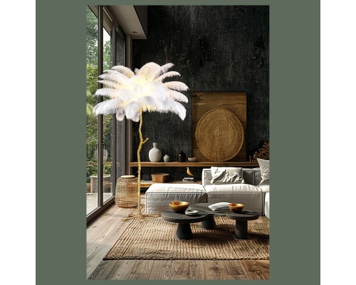 Торшер Wertmark WE755.01.505 TABITA E27-LED 1*10 Вт бронза