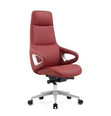 Офисное кресло руководителя Varde OC10059-1 Брилайт красное, Стандарт