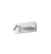 TUUS Светильник KOWAL бра 25 LED 3 Вт 3000К USB белый металл, Стандарт