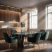 Стул обеденный Noro HC10197-1 Сара зелёный, Стандарт
