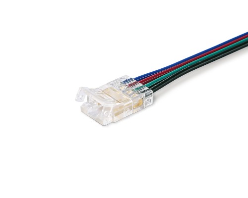Соединитель гибкий односторонний для светодиодной ленты COB RGB 10 мм 12-24В (4 конт.) 5шт GS7411 AMBRELLA LIGHT AMBRELLA LIGHT