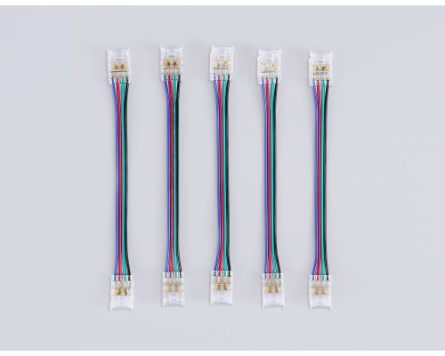 Соединитель гибкий двухсторонний COB RGB 10 мм 12-24В (4 конт.) 5 шт GS7921 AMBRELLA LIGHT AMBRELLA LIGHT