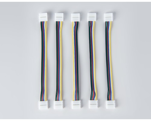 Соединитель гибкий двухсторонний для светодиодной ленты 5050 12-24V (6 конт.) 150 мм 5 шт 150 GS7851 AMBRELLA LIGHT AMBRELLA LIGHT