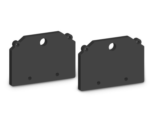 Комплект заглушек для шинопровода в натяжной потолок Magnetic Ultra slim 26 48В черный 2шт GV1176 AMBRELLA LIGHT AMBRELLA LIGHT
