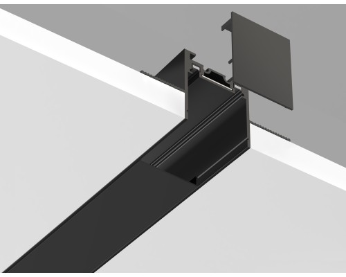 Шинопровод встраиваемый под ГКЛ 12.5мм Magnetic Ultra slim 26 48В черный 2000*67*35 GV1061 AMBRELLA LIGHT AMBRELLA LIGHT