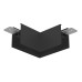 Коннектор угловой 90° для накладного шинопровода Magnetic Ultra slim 26 48В черный 80*80*35 GV1132 AMBRELLA LIGHT AMBRELLA LIGHT