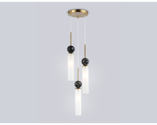Подвесной светильник с мрамором E14*3 D230*1000 LH53262 AMBRELLA LIGHT AMBRELLA LIGHT