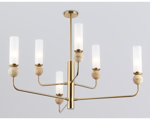 Потолочный светильник с мрамором E14*6 D1050*550 LH53251 AMBRELLA LIGHT AMBRELLA LIGHT