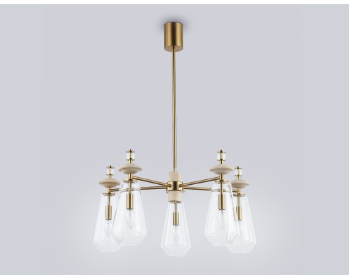 Потолочный светильник с травертином E14*5 D690*350 LH53305 AMBRELLA LIGHT AMBRELLA LIGHT