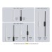 Настенный светодиодный светильник 2700K 6Вт 605*45*43 FL747011 AMBRELLA LIGHT AMBRELLA LIGHT