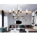 Потолочный светильник с мрамором E14*6 D1050*550 LH53263 AMBRELLA LIGHT AMBRELLA LIGHT
