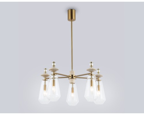 Потолочный светильник с травертином E14*5 D690*350 LH53305 AMBRELLA LIGHT AMBRELLA LIGHT