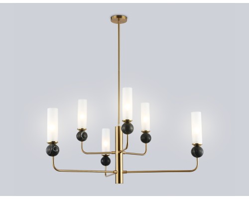 Потолочный светильник с мрамором E14*6 D1050*550 LH53263 AMBRELLA LIGHT AMBRELLA LIGHT