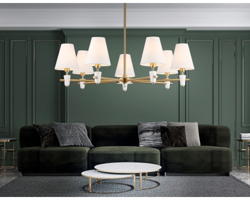 Потолочный светильник с мрамором E14*7 D840*250 LH75045 AMBRELLA LIGHT AMBRELLA LIGHT