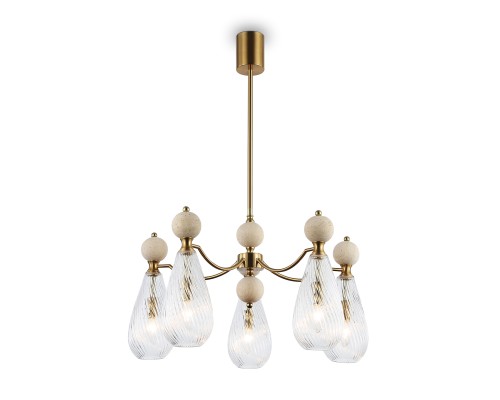 Потолочный светильник с травертином E14*5 D675*345 LH53286 AMBRELLA LIGHT AMBRELLA LIGHT