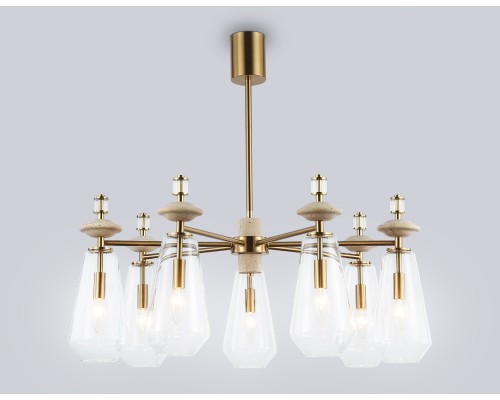 Потолочный светильник с травертином E14*7 D770*350 LH53306 AMBRELLA LIGHT AMBRELLA LIGHT