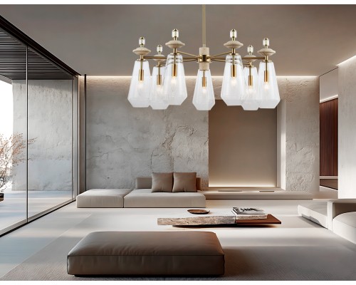 Потолочный светильник с травертином E14*7 D770*350 LH53306 AMBRELLA LIGHT AMBRELLA LIGHT