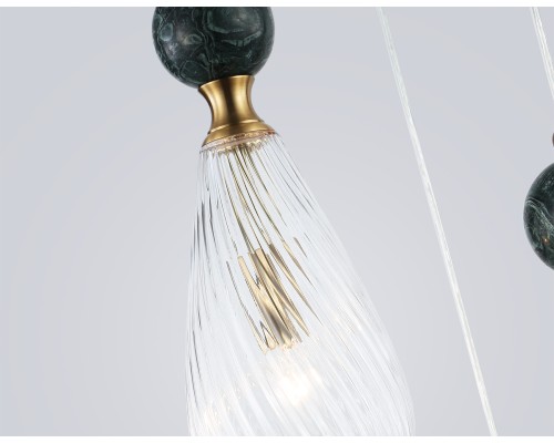 Подвесной светильник с мрамором E14*3 D335*790 LH53290 AMBRELLA LIGHT AMBRELLA LIGHT