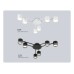 Потолочный светильник GX53*6 730*677*95 FL71516 AMBRELLA LIGHT AMBRELLA LIGHT