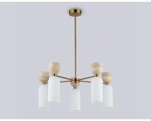 Потолочный светильник с травертином G9*5 D600*280 LH53325 AMBRELLA LIGHT AMBRELLA LIGHT