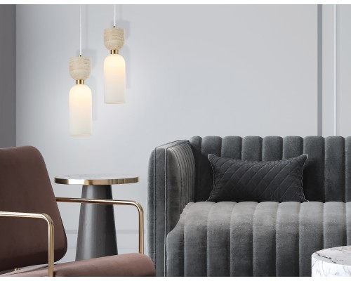 Подвесной светильник с травертином G9*1 D80*290 LH53322 AMBRELLA LIGHT AMBRELLA LIGHT