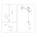 Подвесной светильник с мрамором E14*1 D80*470 LH53256 AMBRELLA LIGHT AMBRELLA LIGHT
