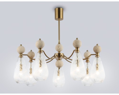 Потолочный светильник с травертином E14*7 D815*345 LH53287 AMBRELLA LIGHT AMBRELLA LIGHT
