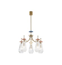 Потолочный светильник с керамикой E14*5 D650*360 LH53183 AMBRELLA LIGHT