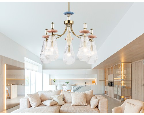 Потолочный светильник с керамикой E14*5 D650*360 LH53183 AMBRELLA LIGHT AMBRELLA LIGHT