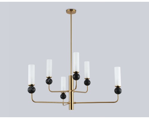 Потолочный светильник с мрамором E14*6 D1050*550 LH53263 AMBRELLA LIGHT AMBRELLA LIGHT