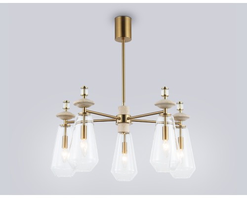 Потолочный светильник с травертином E14*5 D690*350 LH53305 AMBRELLA LIGHT AMBRELLA LIGHT