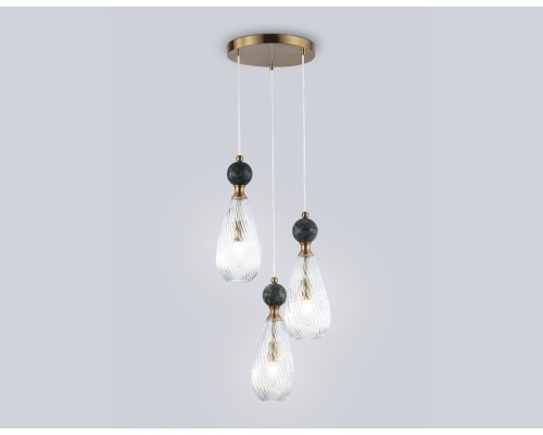 Подвесной светильник с мрамором E14*3 D335*790 LH53290 AMBRELLA LIGHT AMBRELLA LIGHT