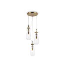 Подвесной светильник с травертином E14*3 D340*815 LH53302 AMBRELLA LIGHT