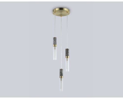 Подвесной светильник с мрамором G9*3 D200*550 LH53351 AMBRELLA LIGHT AMBRELLA LIGHT