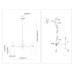 Потолочный светильник с травертином E14*5 D675*345 LH53286 AMBRELLA LIGHT AMBRELLA LIGHT