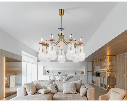 Потолочный светильник с керамикой E14*7 D750*360 LH53184 AMBRELLA LIGHT AMBRELLA LIGHT